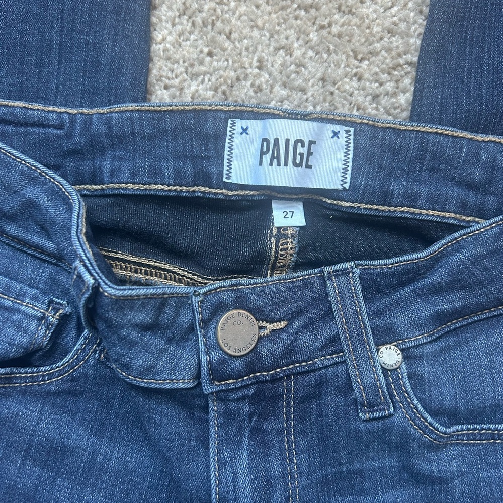 PAIGE Classic Indigo Jeans